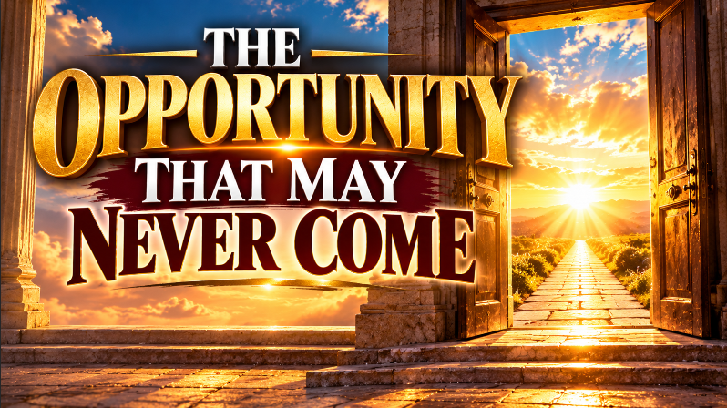 The Opportunity That May Never Come